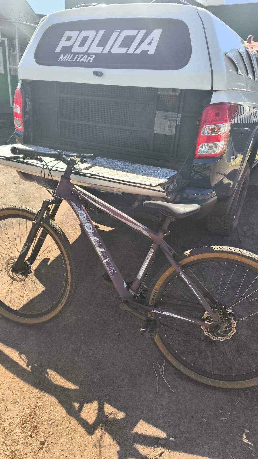 Imagem de compartilhamento para o artigo Bicicleta furtada é recuperado e dois homens presos por furto e receptação em Chapadão do Sul da MS Todo dia